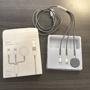 3 in 1 magnetic charging cable